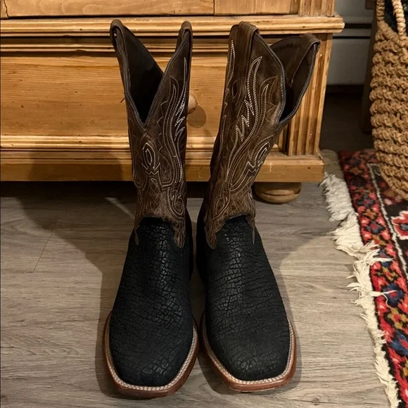 Stetson Exotic River Horse Hippopotamus Boots